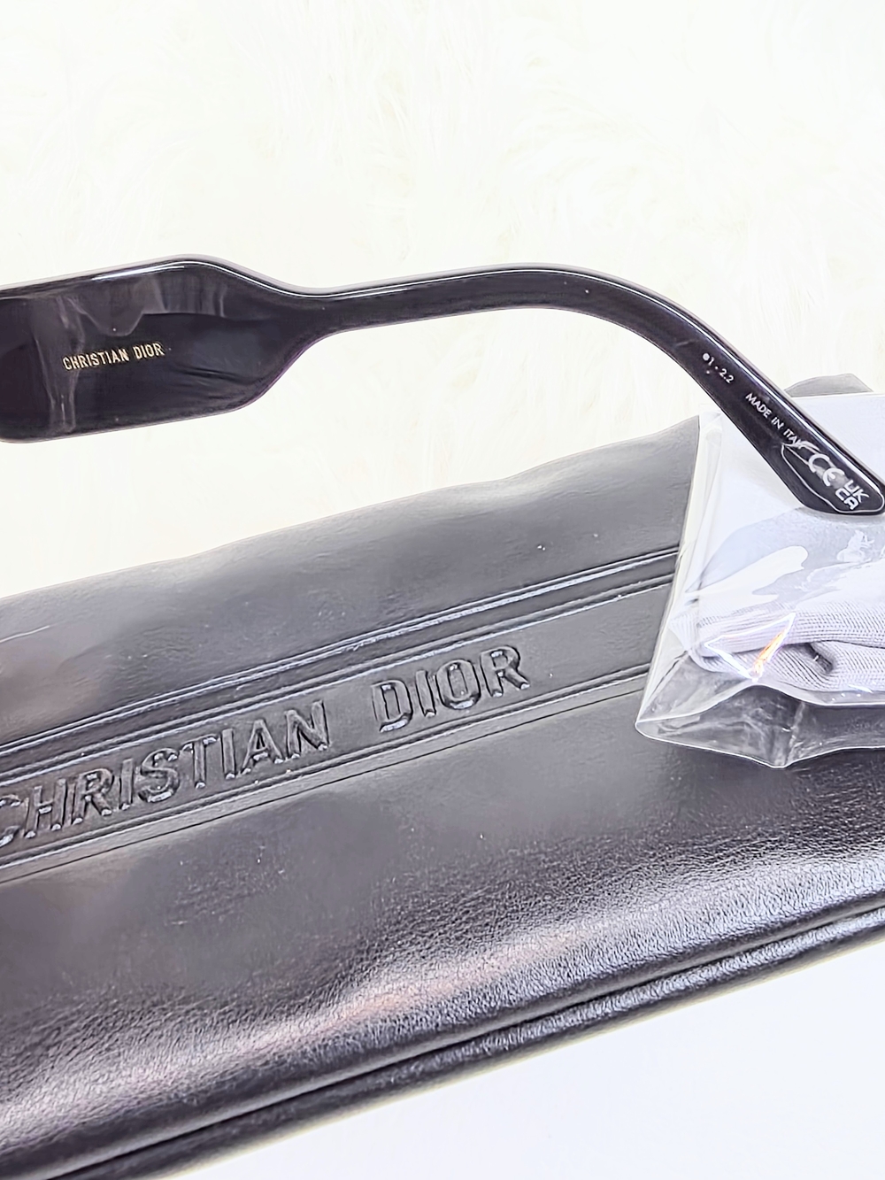 Christian Dior Bobby Acetate Pink Cat-Eye Sunglasses NIB Retail $485 Full Incl. - Picture 9 of 15